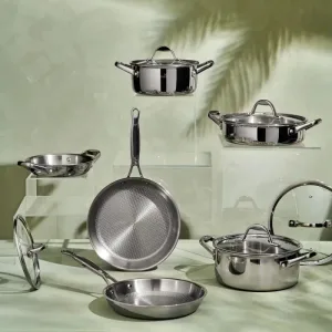KARACA 3PLY POWER STEEL 24 CM LOW CASSEROLE POT 2,9 LT