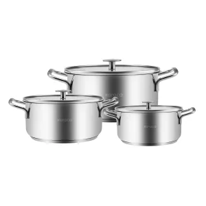 KARACA ALAZ 6 PCS STEEL M?D? CASSEROLE SET