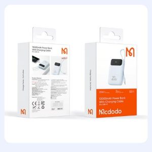 باور بانك 10000mAh مع كابل شحن Lightning