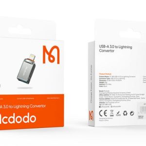 محول OTG USB 3.0 إلى Lightning - أبيض