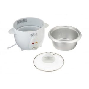 Black & Decker Rice Cooker 0.6L,350W,White