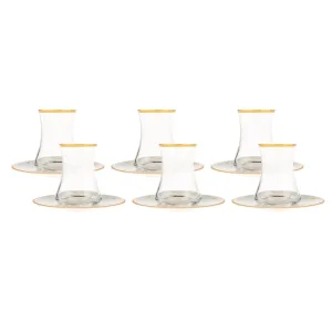 Karaca Unicef Betül Mardin 12 Piece Tea Set for 6 People