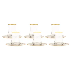 KARACA UNICEF ILBER ORTAYLI TEA SET FOR 6 PERSON