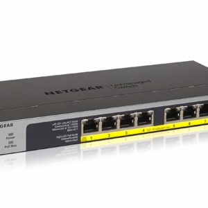 NETGEAR-SWITCH POE-GS108LP 8-PORT GIGABIT ETHERNET POE+ UNMANAGED SWITCH WITH FLEXPOE (60W)