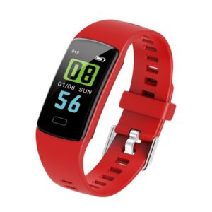 Tecno Fit Band Smart Watch, 0.96 Inch - Red