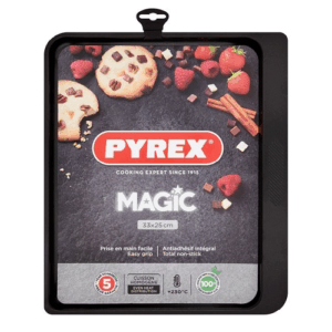 Pyrex Magic Rectangle Oven Tray 33cm - Black