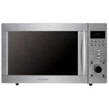 Daewoo Microwave 34 Liter 1000 Watt - Stainless Steel