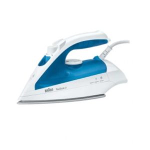 Braun steam iron, 2000 watts, white color