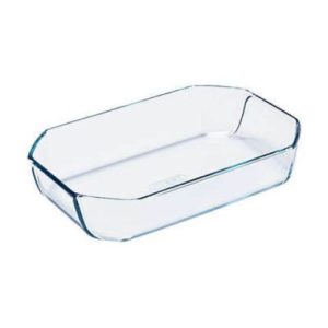 Pyrex Rectangular Polygon Glass Bowl 27 cm