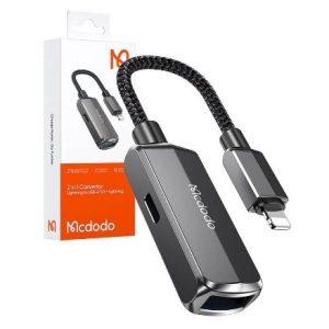 كابل 2 في 1 محول - Lightning + USB-A