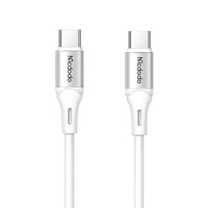 كابل - 240W Type-C إلى Type-C كابل بيانات 1.2م - أبيض