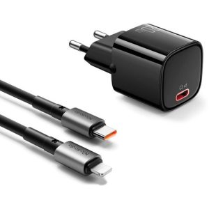 شاحن - Nano 20W PD C إلى C - أسود