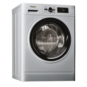 غسالة ويرلبول WHIRLPOOL – سعة 8 كغ، 1200 دورة، تقنية 6th Sense، خاصية FreshCare+، كفاءة A+++، لون فضي