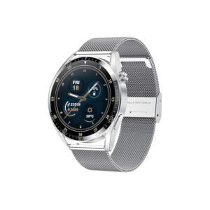 ويوو ساعة ذكية رياضية كلاسيكي فضي