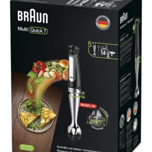Braun Hand Blender Set 7pcs 850W Black Color