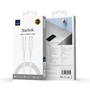 WIWU Starlink USB to Lightning Cable 60W White