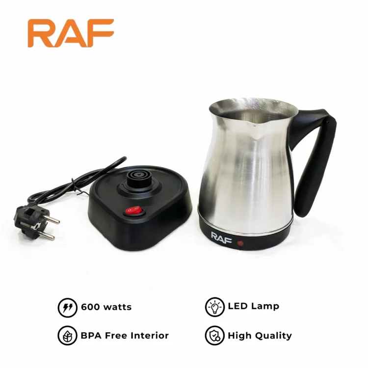 راف محضرة قهوة كهربائية 600 واط 0.5 لتر Ruff Electric Coffee Maker 600W 0.5L