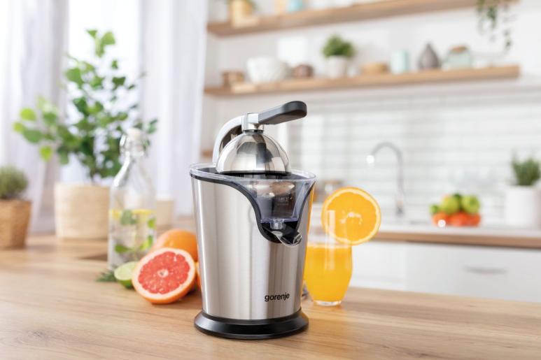 CJ100HE GOREJE CITRUS REAMER STAINLESS STEEL Gorenje Citrus Juicer 100W Stainless Steel
