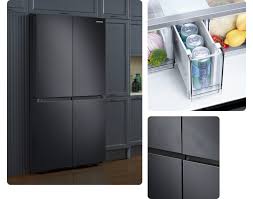 سامسونج ثلاجة بأربع الأبواب 593 لتر 55 Samsung Four-Door Refrigerator 593 Liters