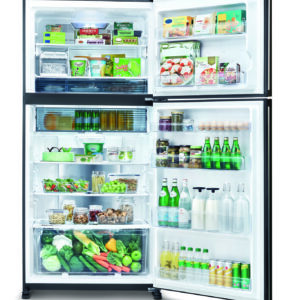 2048شارب ثلاجة سيكوريت 594 لتر سلفر داكن