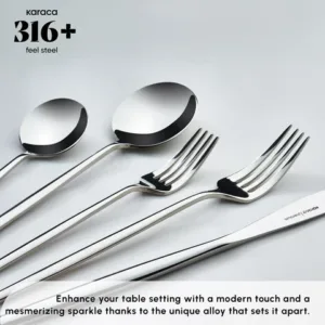 كاراجا طقم أدوات المائدة الفاخر ستانلس ستيل