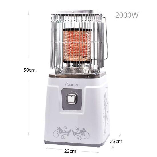 LEXICAL LQH-8010-1 CERAMIC HEATER 2000W WHITE Lexical Greenhouse 2000 Watt Ceramic Greenhouse White Color