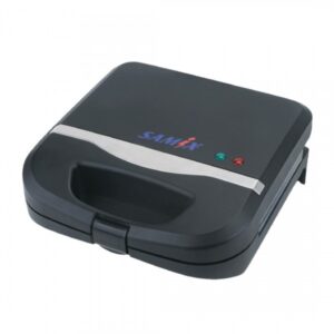 سامكس حماصة غير لاصقة مع ضوء مدمج وصينية لتخزين الدهون- لون أسود