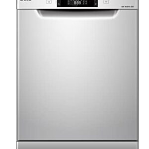 شارب جلاية اطباق 14 طقم  8 برامج باللون الفضي 