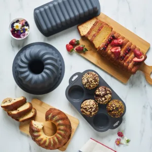 كاراجا  قوالب خبز كاراكا نوفا 3 قطع أنثراسايت