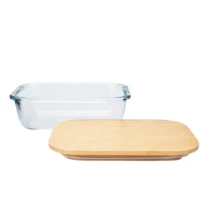 كاراجا وعاء تخزين زجاجي كاريا مستطيل 640 مل47