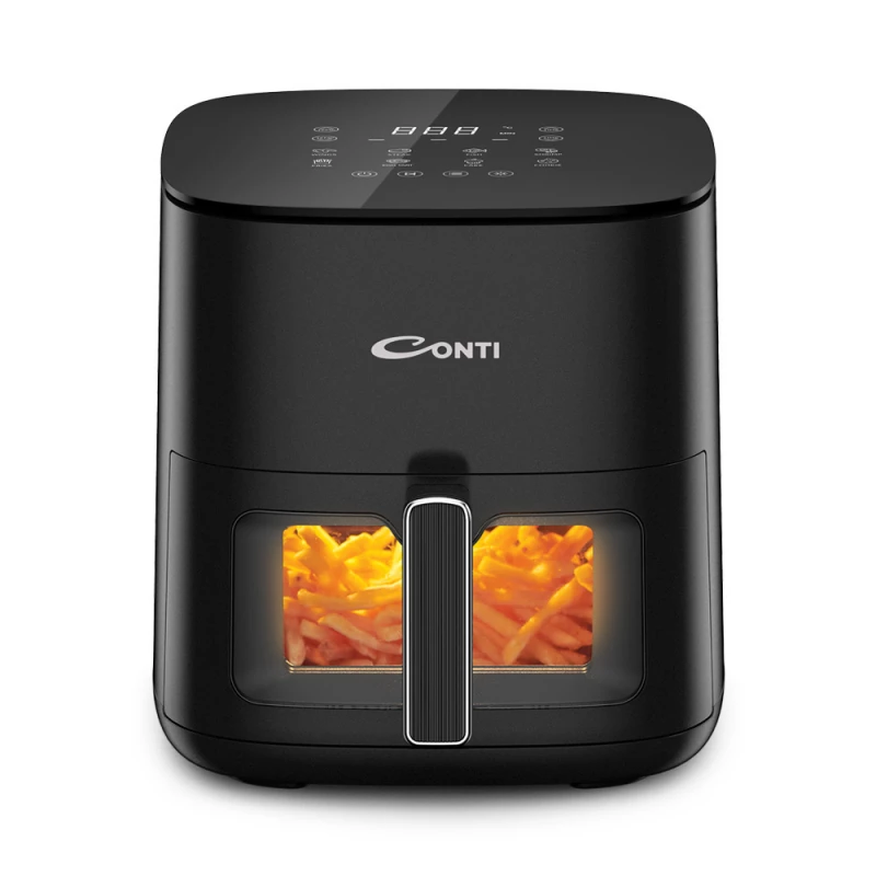 كونتي قلاية هوائية 7 لتر 1700 واط باللون الاسود كونتي قلاية هوائية 7 لتر 1700 واط باللون الاسود