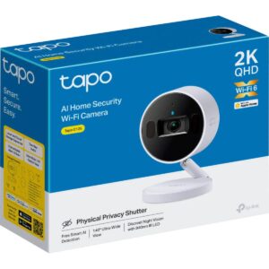 أهم الميزات العلامة التجارية: تي بي لينك اسم المنتج: كاميرا منزلية موديل: Tapo C125 دقة 2 ك كيو اتش دي كشف ذكي بالذكاء الاصطناعي رؤية ليلية قابلة للتبديل