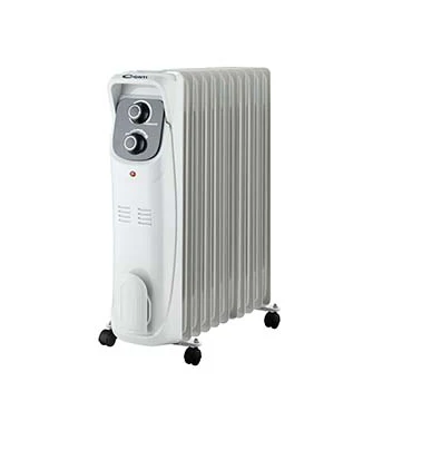 CONTI RDT-1411GR HEATER OLLORDT-1411GR 2500W كونتي صوبة كهربائية تعتمد على تسخين الزيت قوة 2500 واط لون أبيض