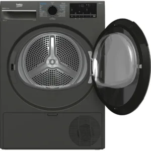 بيكو نشافة ملابس 8 كجم باللون الرمادي