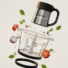 كونتي مفرمة كهربائية 3 لتر 500 واط تيتانيوم product thumbnail 2