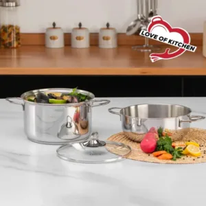 كاراجا طقم طناجر فولاذية 