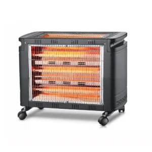 كونتي صوبة كهربائية 2000 واط 360 درجة مع سطح علوي دافئ