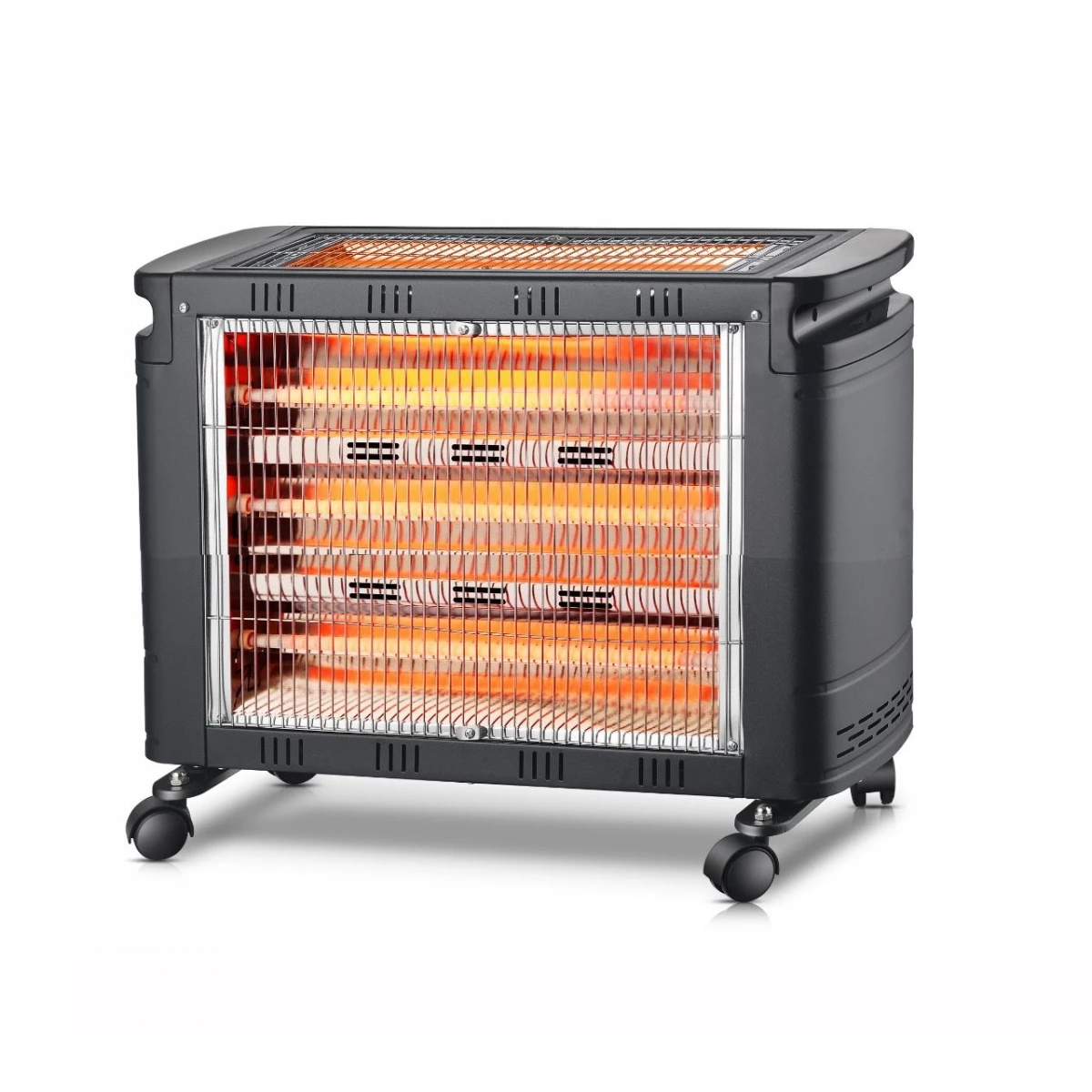 CONTI QUARTZ HEATER UQH 20005 WH 2000W 4 POWER SETTING SAFETY TIP-OVER SWITCH 360 DEGREE TILT Conti Electric Greenhouse 2000W 360° with heated top deck