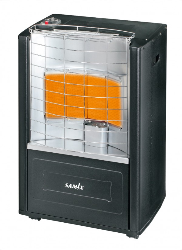 SAMIX SNK-007C GAS HEATER FULL SAFETY 4 CERAMIC PLATES Samyx Greenhouse 4 burners Full Safety