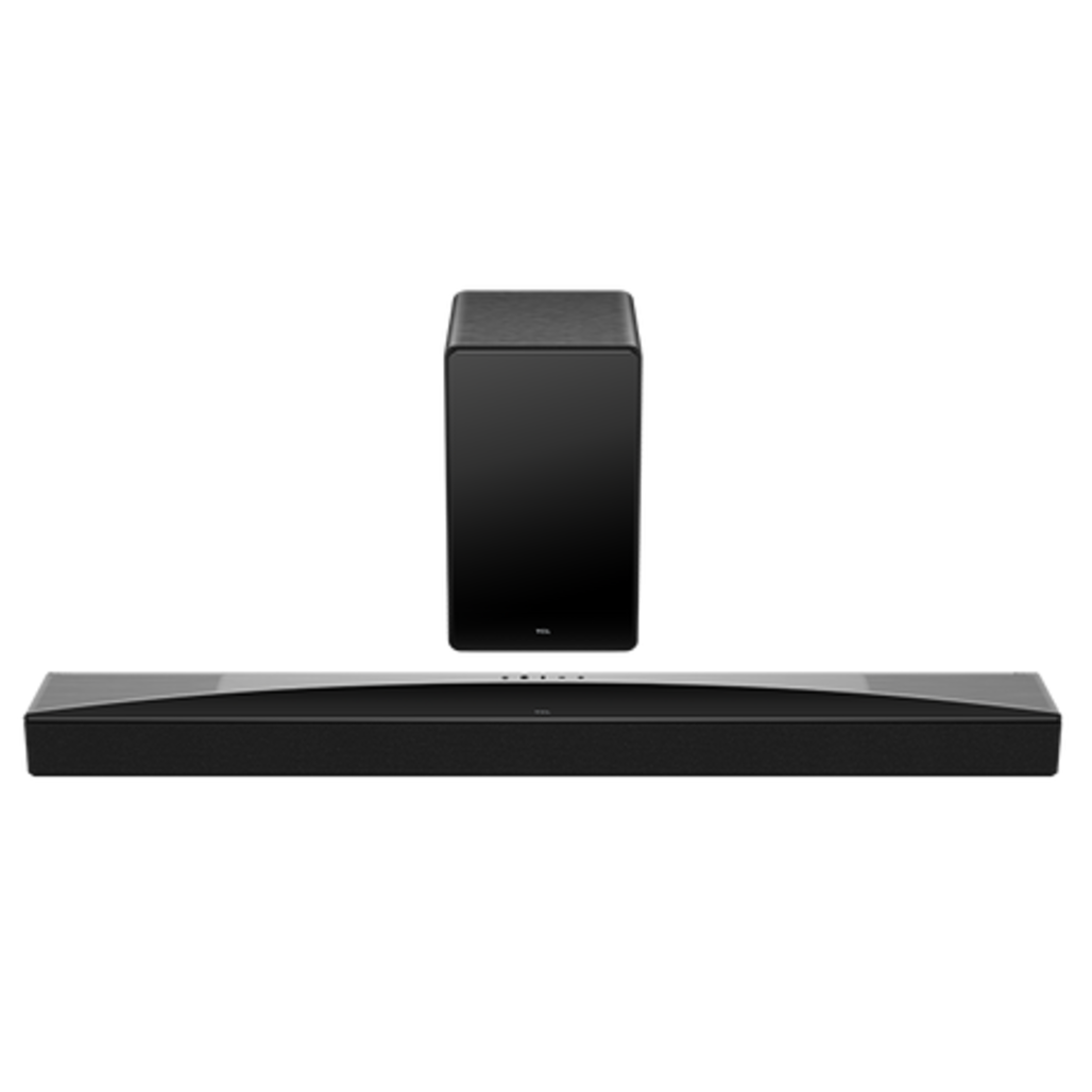 TCL Q75H SOUND BAR 5.1.2CH RAYDANZ DOLBY ATMOSDTSX SOUNDBAR WITH WIRELESS SUBWOOFER AND REAR SPEAKERS WITH HDMI WITH COLOR BOX تي سي ال مكبر صوت لاسلكي صوت دولبي