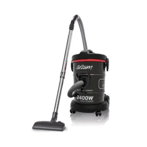 Arzum 21L 2400W Black Barrel Vacuum Cleaner  