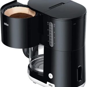 براون ماكينة صنع قهوة أمريكية بالتنقيط 10 فناجين بسعة 2.5 لتر