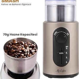Gold Master Coffee Grinder 200 Watt Steel