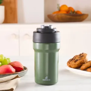 كاراجا ترمس باللون الكاكي ستانلس ستيل