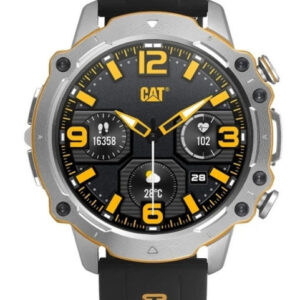 Caterpillar Smartwatch Black Silicone Bracelet
