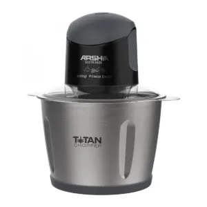 ارشيا مفرمة شفرات تيتانيوم 800 واط 3 لتر لون أسود