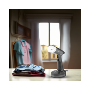 ارشيا مكوى بخارية محمولة 1800 واط لون أسود