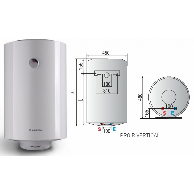 اريستون سخان مياه كهربائي 80 لتر اريستون سخان مياه كهربائي 80 لتر