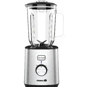 تيكماز خلاط ستيل 1800 واط كوب زجاج موديل NAS-TB1800