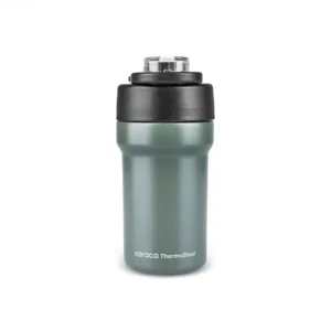 كاراجا ترمس باللون الكاكي ستانلس ستيل